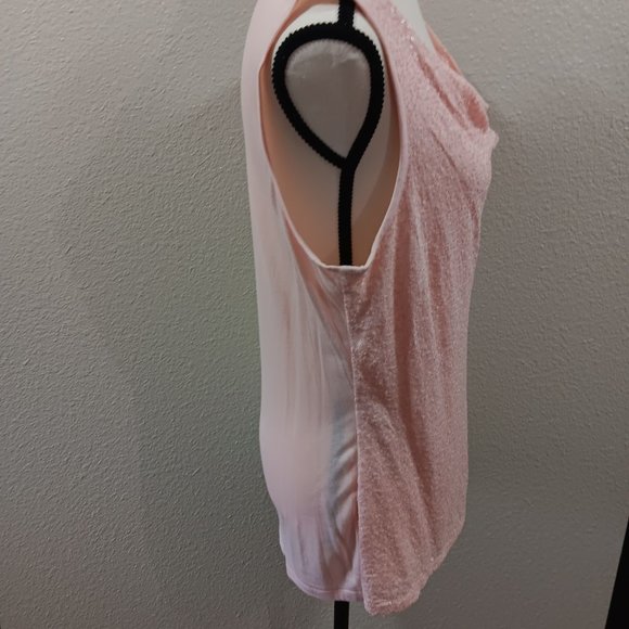 INC Pink Tank Top with Sequins Size L - Picture 5 of 5
